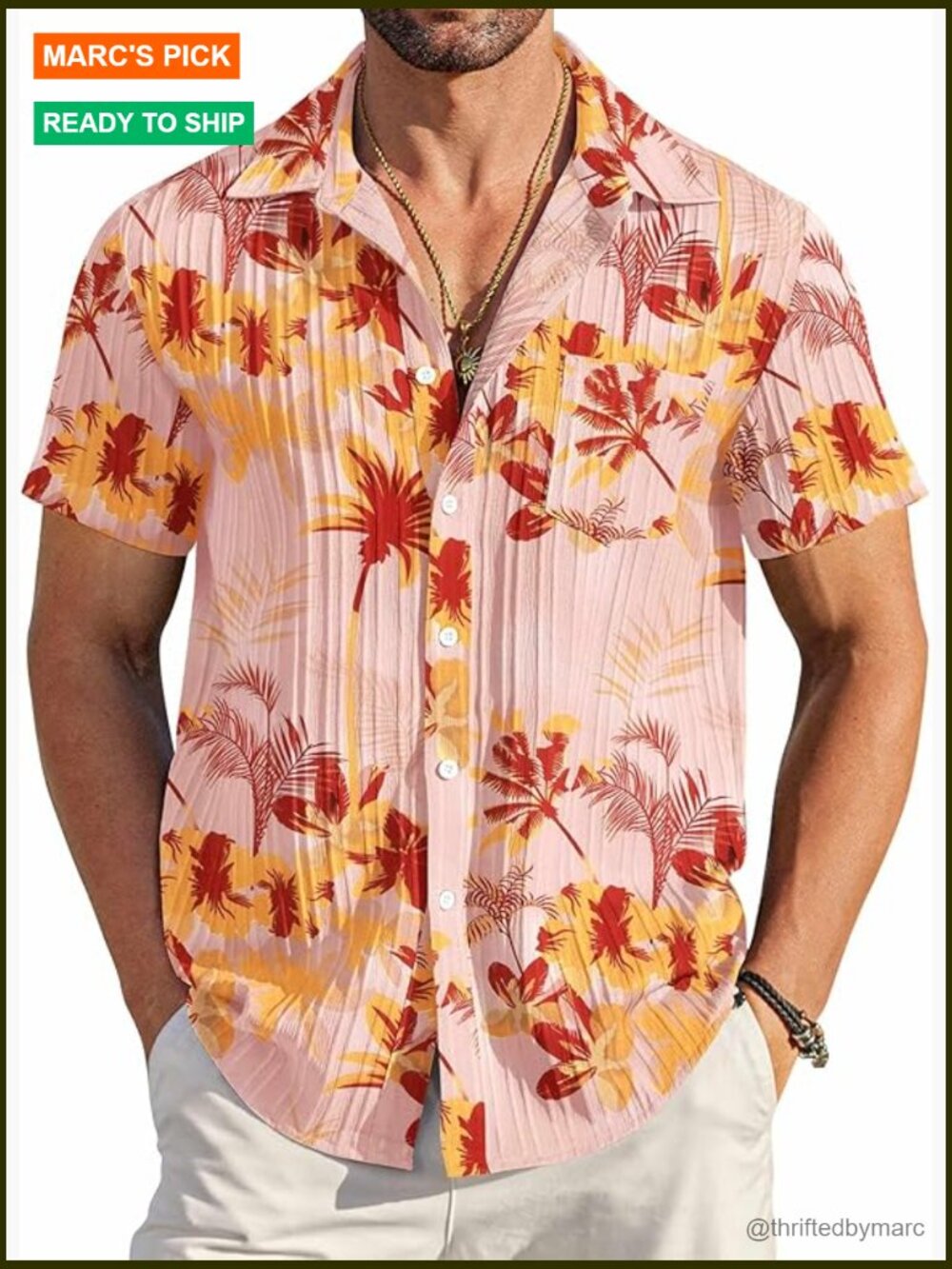 Men's Short Sleeve Button Down Shirt Textured Fabric Relaxed Fit Casual